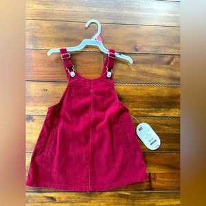 Baby girl jumper dress Red 2T